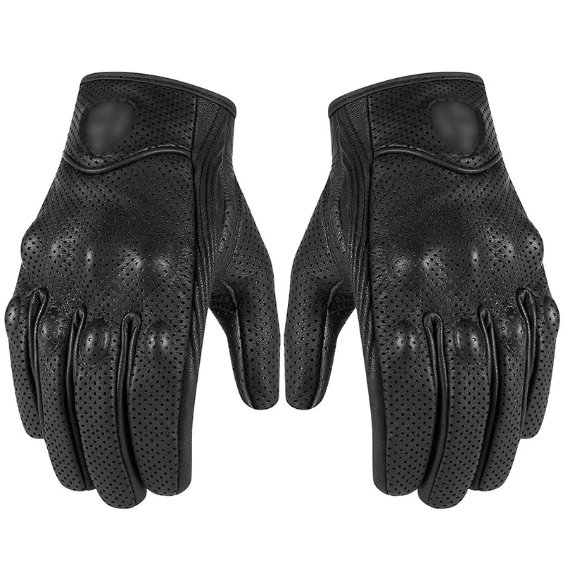 Motorcycle Gloves Retro Perforated Leather Moto Waterproof Gloves Motorcycle Protective Gears Motocross Gloves gift Dropshipping
Motorcycle Gloves Retro Perforated Leather Moto Waterproof Gloves Motorcycle Protective Gears Motocross Gloves gift Dropshipping