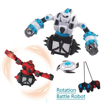New Parent-child interaction Toy Multi-functional Double Pack Fight 360 Degree Rotating Wireless Control battle Robot With Sound
New Parent-child interaction Toy Multi-functional Double Pack Fight 360 Degree Rotating Wireless Control battle Robot With Sound