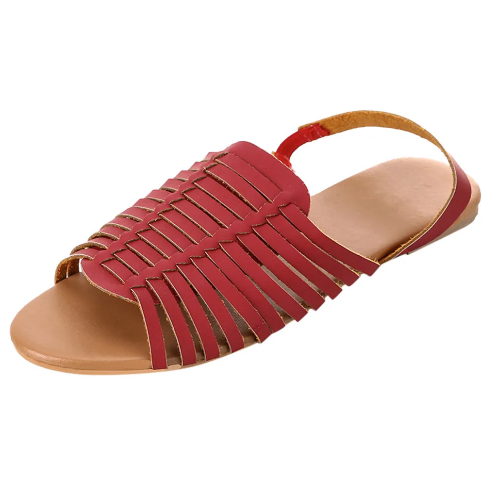 SAGACE Women's Fashion Casual Rome Open Toe Solid Colors Sandas Flat With Beach Shoes summer British Wind Wedge Heel shoe July 1
SAGACE Women's Fashion Casual Rome Open Toe Solid Colors Sandas Flat With Beach Shoes summer British Wind Wedge Heel shoe July 1