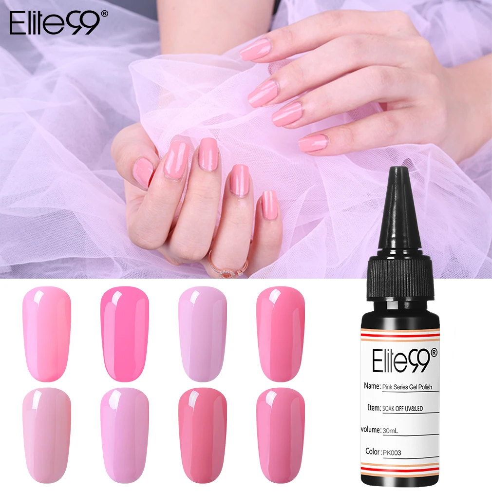Elite99 30ml Pink Color UV Gel Polish For Nail Art Design Soak Off Primer Base Top Nail Gel Varnish UV LED Lamp Nail Gel Polish
Elite99 30ml Pink Color UV Gel Polish For Nail Art Design Soak Off Primer Base Top Nail Gel Varnish UV LED Lamp Nail Gel Polish