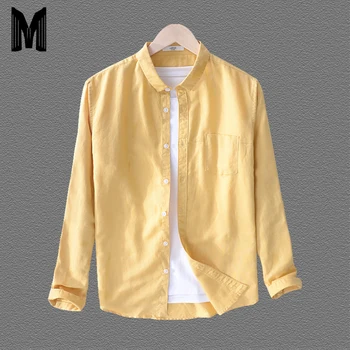 2019 Casual Shirts Men Slim Fit Vintage 55%Linen 45%Cotton Shirt Male Long Sleeve Brand Clothing Y1662
2019 Casual Shirts Men Slim Fit Vintage 55%Linen 45%Cotton Shirt Male Long Sleeve Brand Clothing Y1662