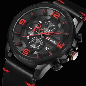 Chronograph Brand Mens Quartz Watch Men Waterproof Fashion Casual Sports Watches Man Leather Wristwatches Relogio Masculino
Chronograph Brand Mens Quartz Watch Men Waterproof Fashion Casual Sports Watches Man Leather Wristwatches Relogio Masculino