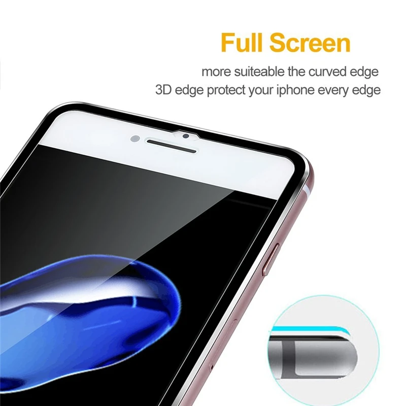 Алюминиевый сплав чехол из закаленного стекла для телефона Iphone 6 6S 8 7 Plus I Phone aeProduct.getSubject()