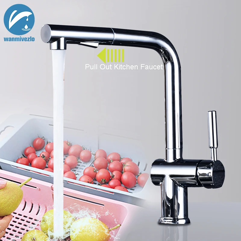 Chrome Pull Out Kitchen Sink Faucet Deck Mounted Single Handle Cold&Hot Water 360 Degree Water Bathroom Kitchen Mixer Tap
Chrome Pull Out Kitchen Sink Faucet Deck Mounted Single Handle Cold&Hot Water 360 Degree Water Bathroom Kitchen Mixer Tap