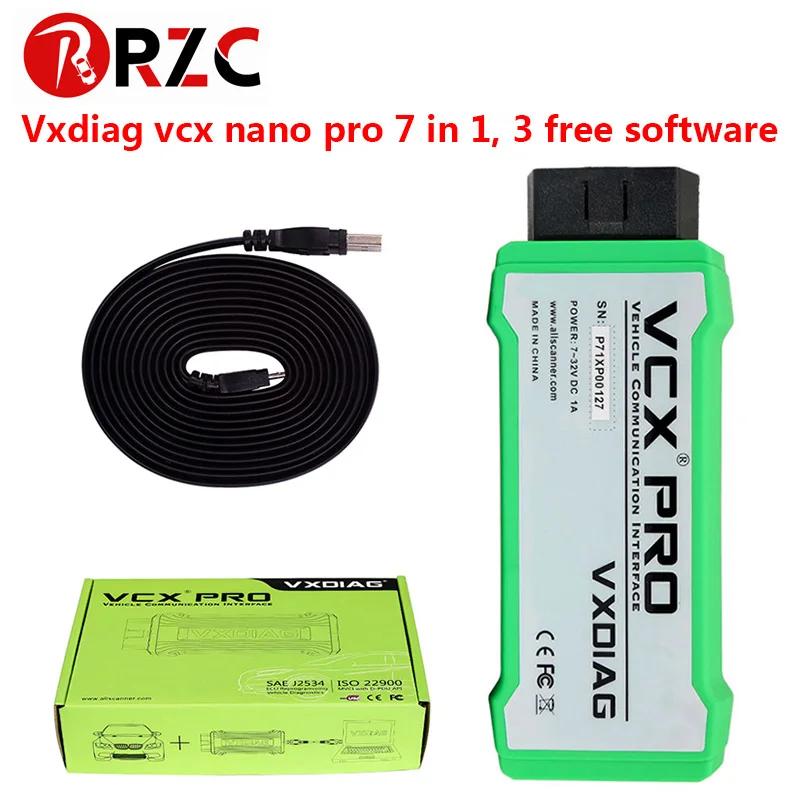 Original Diagnostic tool VXDIAG NANO Pro 3 IN 1 forGM for FORD fro MAZDA fro VW for HONDA for VOLVO for JLR OBD2 VCX
Original Diagnostic tool VXDIAG NANO Pro 3 IN 1 forGM for FORD fro MAZDA fro VW for HONDA for VOLVO for JLR OBD2 VCX