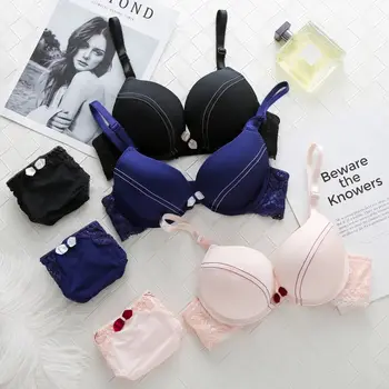 Women Sexy Lingerie Bra Set Girl Striped Push Up Padded Women Underwear Set Underwear 
Women Sexy Lingerie Bra Set Girl Striped Push Up Padded Women Underwear Set Underwear