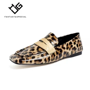 IGU Flat Shoes Women 100% Cow Leather Leopard Print Flat Shoes For Females Shoes Creepers Loafers Platform For Women Brogues
IGU Flat Shoes Women 100% Cow Leather Leopard Print Flat Shoes For Females Shoes Creepers Loafers Platform For Women Brogues