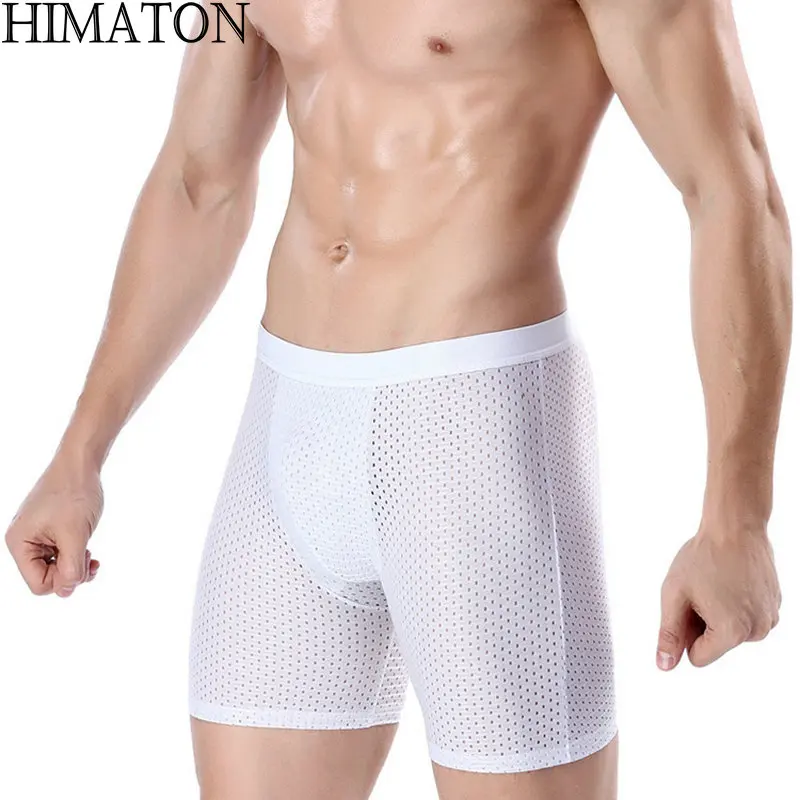 Himaton Mens Underwear Boxers Shorts Mesh Boxershort Men Underwear Male Panties Long Leg Boxers Comfortable Panties Cueca Boxer
Himaton Mens Underwear Boxers Shorts Mesh Boxershort Men Underwear Male Panties Long Leg Boxers Comfortable Panties Cueca Boxer