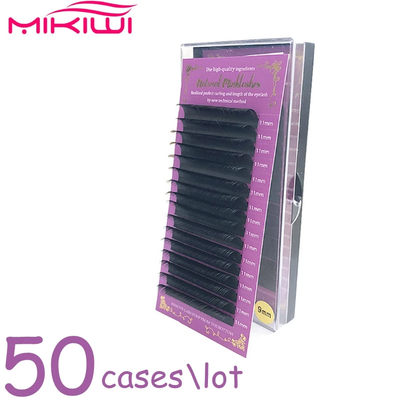 MIKIWI 50cases set 16rows C D curl mink eyelash extension fake eyelashes maquiagem cil individual eyelashes premium mink lashes
MIKIWI 50cases set 16rows C D curl mink eyelash extension fake eyelashes maquiagem cil individual eyelashes premium mink lashes