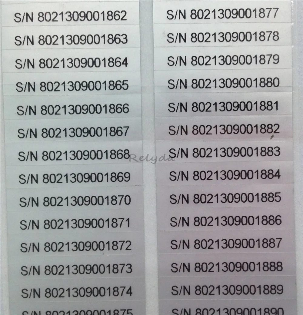 1000pcs Free shipping custom QR code synchronized bar code ID tag serial number stickers silver PET waterproof seal label 30*5mm
1000pcs Free shipping custom QR code synchronized bar code ID tag serial number stickers silver PET waterproof seal label 30*5mm
