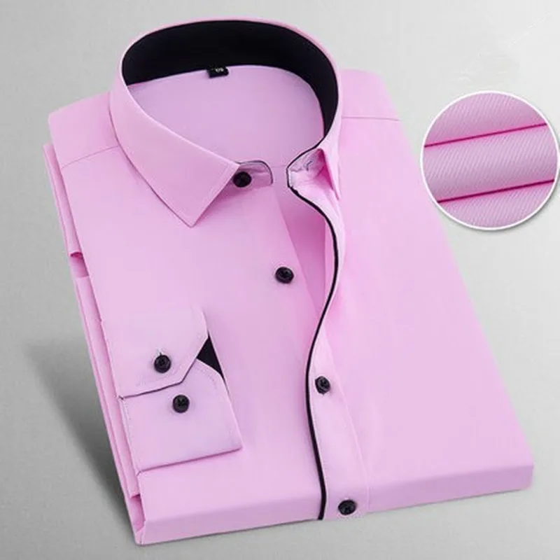 Spring Autumn Plus Size 8XL Solid Mens Work Shirts Long sleeve Casual Slim Fit Cotton Male White Striped Social Dress Shirts Man
Spring Autumn Plus Size 8XL Solid Mens Work Shirts Long sleeve Casual Slim Fit Cotton Male White Striped Social Dress Shirts Man