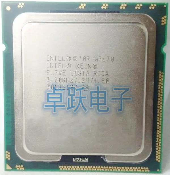 Intel Xeon W3670 w3670 CPU processor 3.2GHz LGA1366 12MB L3 Cache/Six-Core/ server CPU
Intel Xeon W3670 w3670 CPU processor 3.2GHz LGA1366 12MB L3 Cache/Six-Core/ server CPU