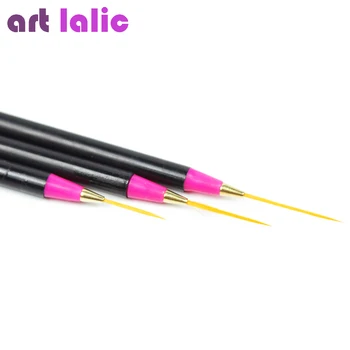 3 Pcs Nail Pens Striping Liner Brushes 3 Sizes DIY Nail Art Tips Tools Polish Pen
3 Pcs Nail Pens Striping Liner Brushes 3 Sizes DIY Nail Art Tips Tools Polish Pen
