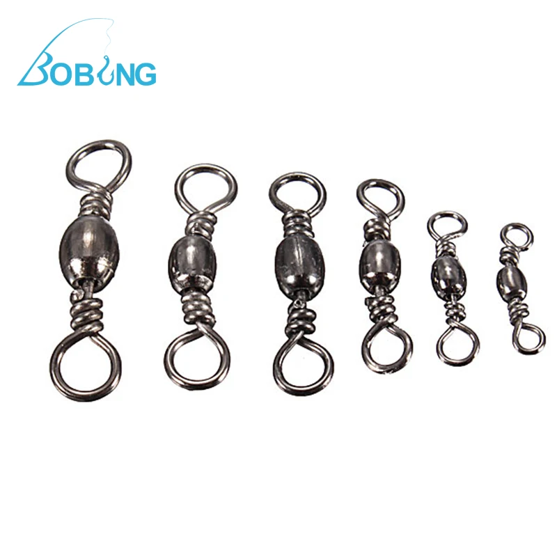 Bobing 100pcs/lot Barrel Swivel Solid Rings Fishing Connector 3#/4#/6#/8#/10#/12# Fishing Tackle Accessories Tackle Boxes Tool
Bobing 100pcs/lot Barrel Swivel Solid Rings Fishing Connector 3#/4#/6#/8#/10#/12# Fishing Tackle Accessories Tackle Boxes Tool