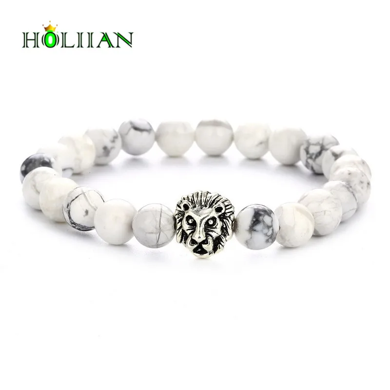 Lion Head Beaded Chain Yoga Bracelets for Women Man Couple Beach Surf Cuff Wristband Braclets white marble blue BOHO Jewelry
Lion Head Beaded Chain Yoga Bracelets for Women Man Couple Beach Surf Cuff Wristband Braclets white marble blue BOHO Jewelry
