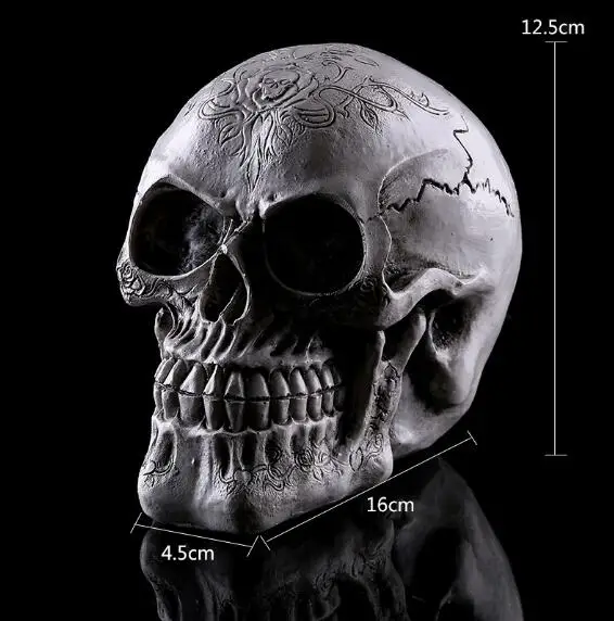 Skull model resin Skull Halloween Trick props trade goods medical mold personalized gift
Skull model resin Skull Halloween Trick props trade goods medical mold personalized gift