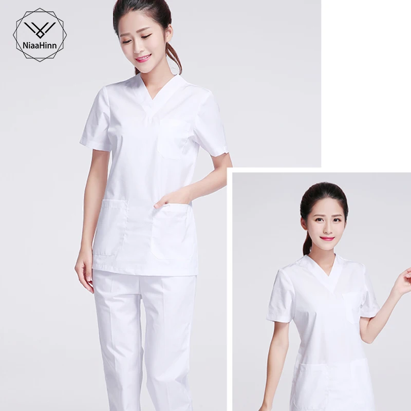 New hospital white Slim medical clothing surgical scrubs medical uniforms women laboratory clothes dentist surgical suit sets
New hospital white Slim medical clothing surgical scrubs medical uniforms women laboratory clothes dentist surgical suit sets