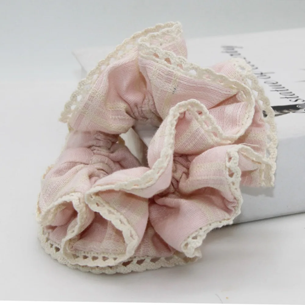 Furling Girl 1pc Plaid Slub Cotton Hair Scrunchies with Lace Trim Women Ponytail Holder
Furling Girl 1pc Plaid Slub Cotton Hair Scrunchies with Lace Trim Women Ponytail Holder