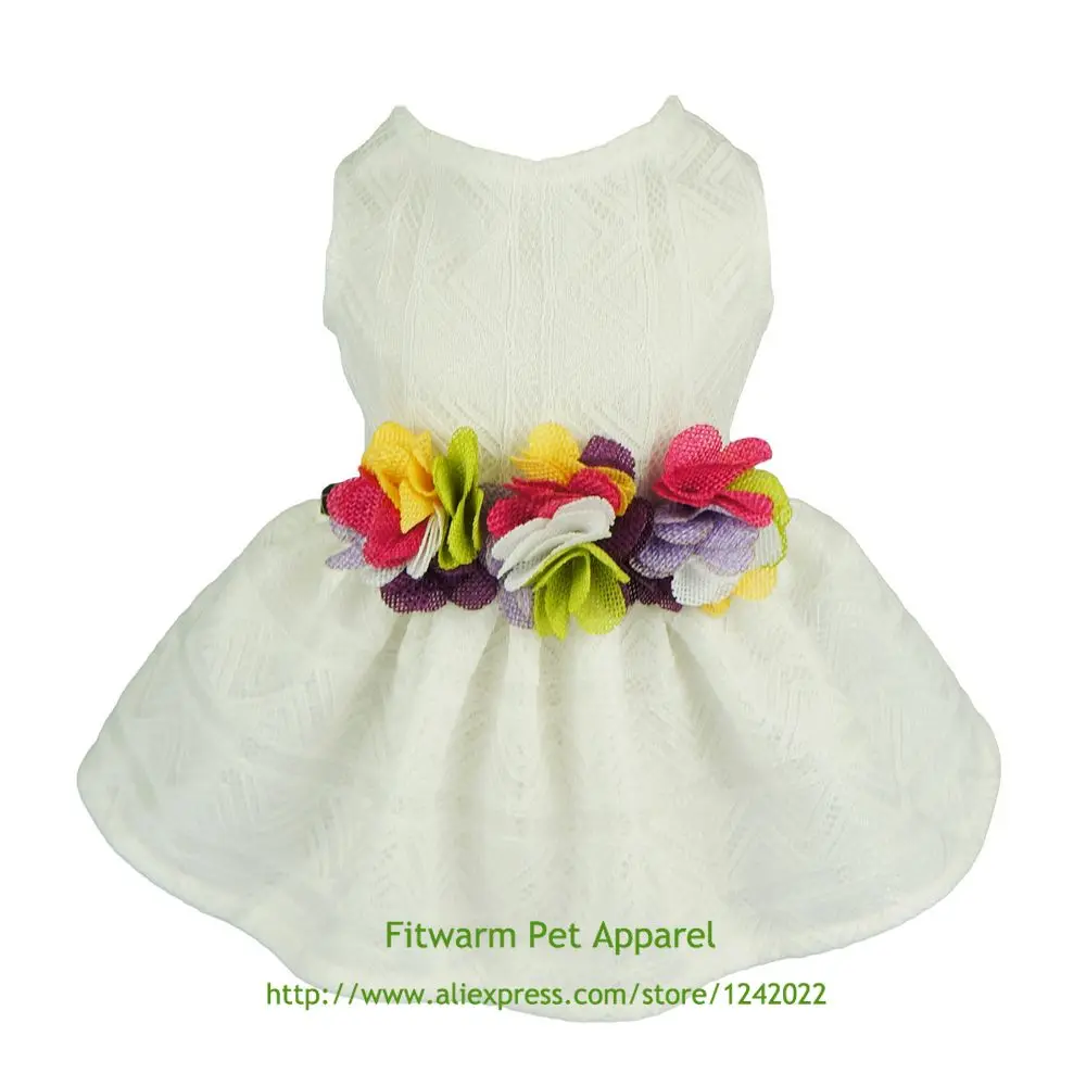 Fitwarm Elegant Floral Dog Sundress Pet Wedding Dress Vest Shirts Cat Clothes, White XS Small Medium Large Summer Chihuahua
Fitwarm Elegant Floral Dog Sundress Pet Wedding Dress Vest Shirts Cat Clothes, White XS Small Medium Large Summer Chihuahua