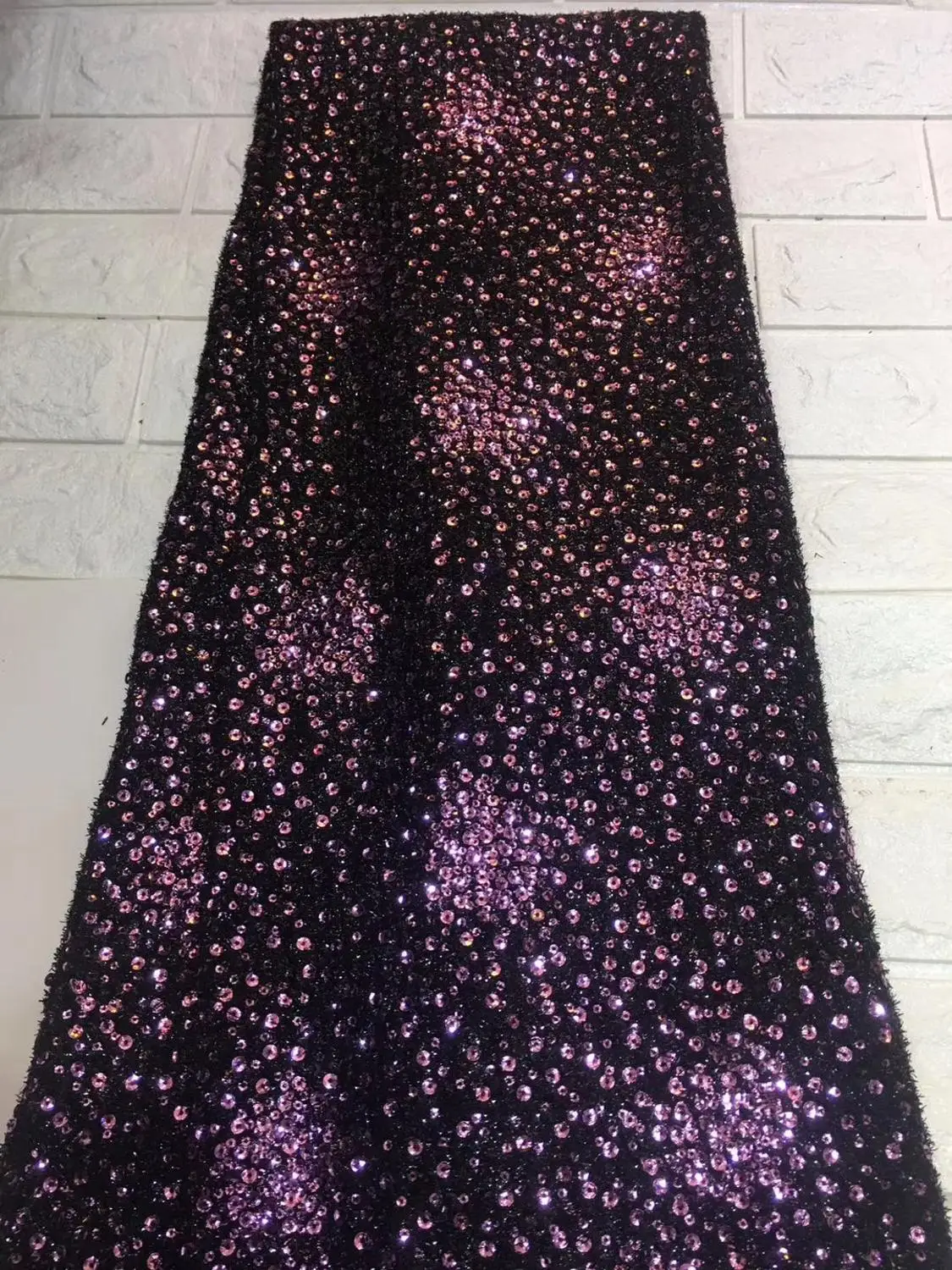 French lace fabric 5yds/pce full sequins embroidery water soluble fabrics women gorgeous luxury party event dress 2019 new
French lace fabric 5yds/pce full sequins embroidery water soluble fabrics women gorgeous luxury party event dress 2019 new