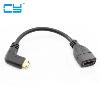 High quality 90 Degree Left Right Angled Gold Plated Mini HDMI to HDMI female cable male to female for HDTV 1080p PS3 HTC Vedio
High quality 90 Degree Left Right Angled Gold Plated Mini HDMI to HDMI female cable male to female for HDTV 1080p PS3 HTC Vedio