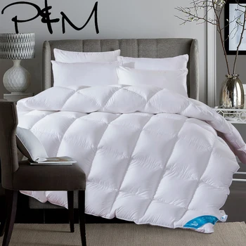P&M White 100% Duck Down Duvet winter autumn quilted Quilt bedding Throw Blanket
P&M White 100% Duck Down Duvet winter autumn quilted Quilt bedding Throw Blanket