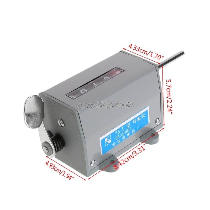 75-I Mechanical Resettable 5 Digits Display Rotary Revolution Counter 350 R/Min R09 Whosale&DropShip
75-I Mechanical Resettable 5 Digits Display Rotary Revolution Counter 350 R/Min R09 Whosale&DropShip