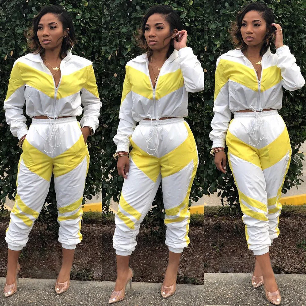 2019 Polyester Full Offer New Women Zip Up Neck Long Sleeve Trench Safari Pants Suits Two Pieces Set Sporting Tracksuit Outfit
2019 Polyester Full Offer New Women Zip Up Neck Long Sleeve Trench Safari Pants Suits Two Pieces Set Sporting Tracksuit Outfit