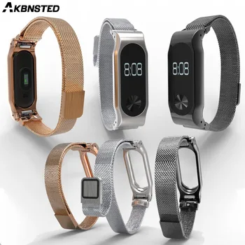 AKBNSTED Milanese Loop Wristband Strap For Xiaomi Mi Band 2 Bracelet Metal Magnetic Buckle Stainless Steel Band For Miband 2
AKBNSTED Milanese Loop Wristband Strap For Xiaomi Mi Band 2 Bracelet Metal Magnetic Buckle Stainless Steel Band For Miband 2