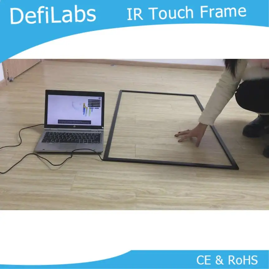 DefiLabs 10 points 46 Inch Infrared Touch Screen panel; USB Touch Screen Open Frame for touch table, kiosk etc
DefiLabs 10 points 46 Inch Infrared Touch Screen panel; USB Touch Screen Open Frame for touch table, kiosk etc