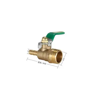 1/4" Male Thread x 8mm/10mm/12mm Brass Ball Valve Extra Strong Thickwalls Copper Pagoda Joint Barbed Pipe Fitting
1/4" Male Thread x 8mm/10mm/12mm Brass Ball Valve Extra Strong Thickwalls Copper Pagoda Joint Barbed Pipe Fitting