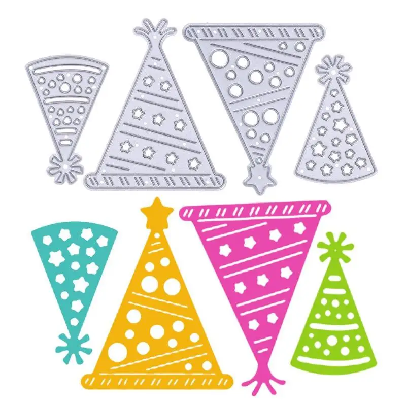 4pcs Birthday Hat Metal Cutting Die Stencil Steel Scrapbooking Embossing Cut Template Paper Craft Invitation Greeting Card Decor
4pcs Birthday Hat Metal Cutting Die Stencil Steel Scrapbooking Embossing Cut Template Paper Craft Invitation Greeting Card Decor