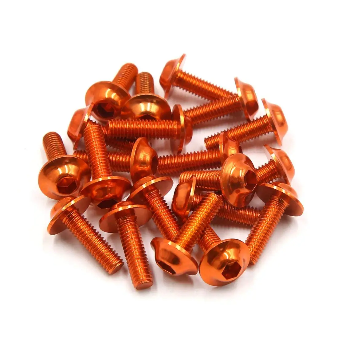 X Autohaux 20PCS M6 x 20mm Orange Hexagon License Plates Fairing Bolts Screw for Motorcycle, 20 Pack
X Autohaux 20PCS M6 x 20mm Orange Hexagon License Plates Fairing Bolts Screw for Motorcycle, 20 Pack