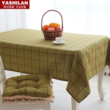 European high-grade garden style green plaid western pastoral plaid cotton cloth tablecloths tablecloth table flag cushion
European high-grade garden style green plaid western pastoral plaid cotton cloth tablecloths tablecloth table flag cushion