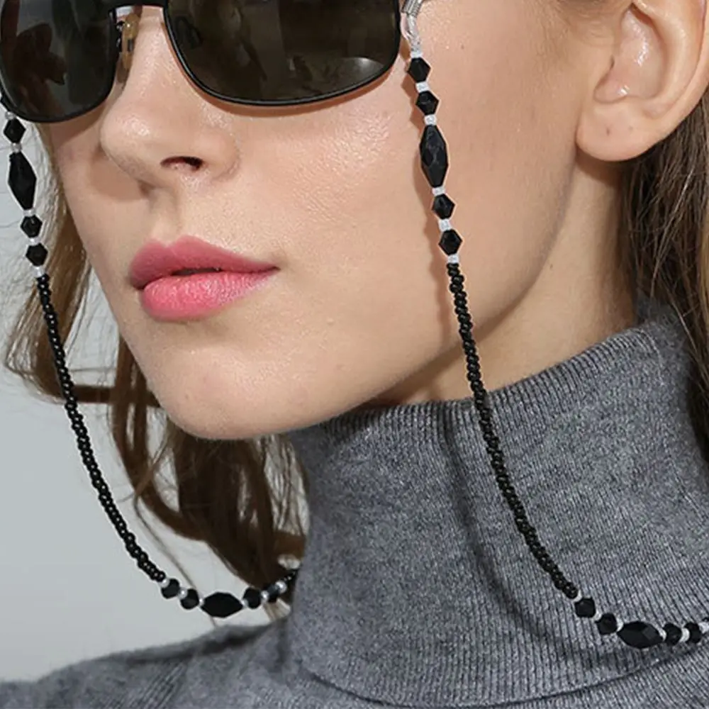 Fashion Women Eyeglass Chains Black Acrylic Beads Chains Anti-slip Eyewear Holder Neck Strap Reading Glasses Chain
Fashion Women Eyeglass Chains Black Acrylic Beads Chains Anti-slip Eyewear Holder Neck Strap Reading Glasses Chain
