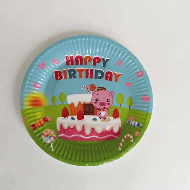 10 Pcs/pack lovely New year's mascot Animal pig Party Supplies Disposable plates Kids Birthday party Decor
10 Pcs/pack lovely New year's mascot Animal pig Party Supplies Disposable plates Kids Birthday party Decor