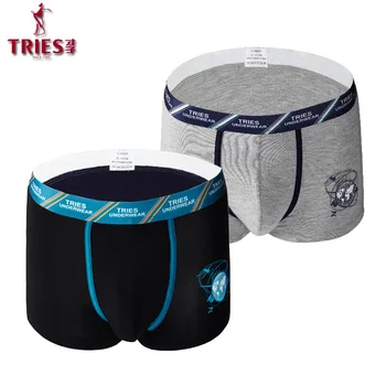 TRIES Brand Elastic Casual Men Underwear Boxers Sexy Comfortable 2 Pcs\Pack Colorful Boxers Men Shorts Pants men free shipping
TRIES Brand Elastic Casual Men Underwear Boxers Sexy Comfortable 2 Pcs\Pack Colorful Boxers Men Shorts Pants men free shipping