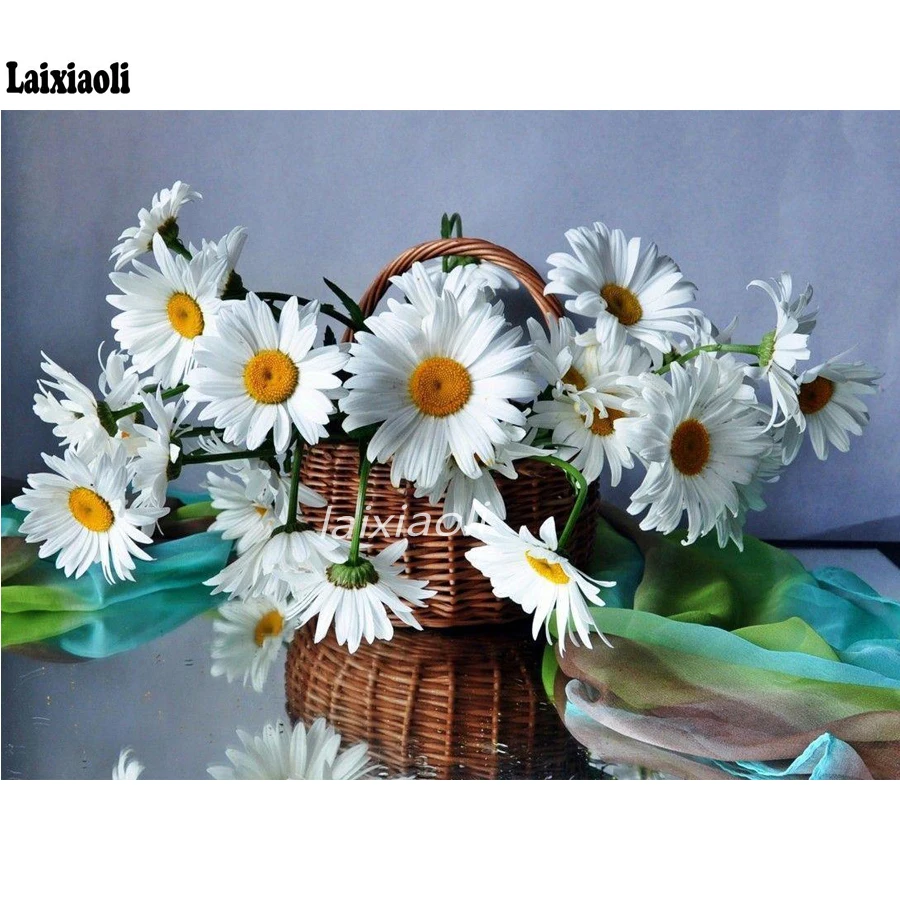 DIY Diamond Painting Daisy Flowers Cross Stitch Kits Diamond Mosaic crystal Diamond Embroidery Rhinestones Patterns decoration
DIY Diamond Painting Daisy Flowers Cross Stitch Kits Diamond Mosaic crystal Diamond Embroidery Rhinestones Patterns decoration