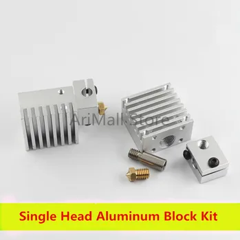 3D Printer Parts mixed color Print Head j-head V6 Extruder single head Aluminum block kit heatsink kit
3D Printer Parts mixed color Print Head j-head V6 Extruder single head Aluminum block kit heatsink kit