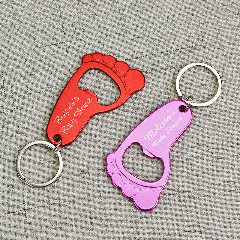Personalized Foot Shaped Bottle Opener Key Chain Custom Engraved Metal Bottle Opener Keychain Key Holder Baby Shower Party Favor
Personalized Foot Shaped Bottle Opener Key Chain Custom Engraved Metal Bottle Opener Keychain Key Holder Baby Shower Party Favor