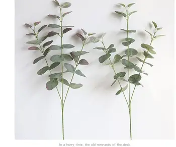 2019 new Artificial Silver Dollar Eucalyptus Leaf For silk Flowers Household Store Dest Rustic Decoration Clover Plant
2019 new Artificial Silver Dollar Eucalyptus Leaf For silk Flowers Household Store Dest Rustic Decoration Clover Plant