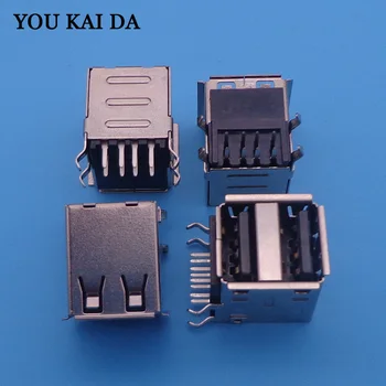 10PCS Double USB 2.0 connector of Desktop PC or Laptop...SDT-USB-19/13.2X15.7X17.5/8PIN
10PCS Double USB 2.0 connector of Desktop PC or Laptop...SDT-USB-19/13.2X15.7X17.5/8PIN