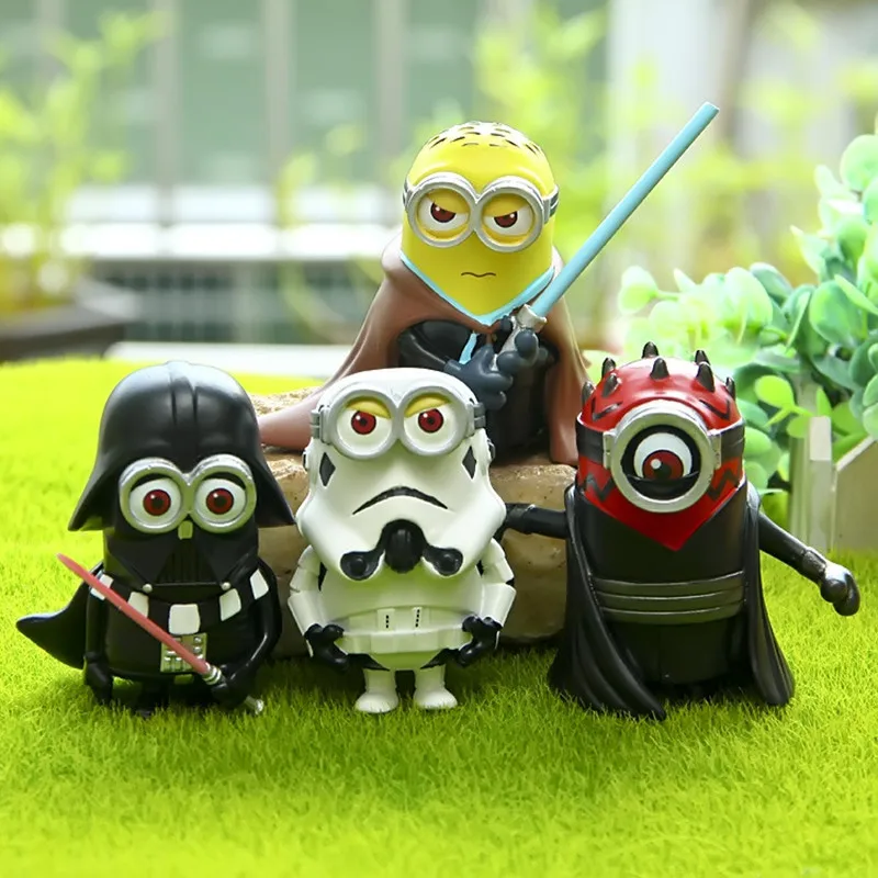 Mini Minion Action Figures Decor Minion Cosplay Star Wars Darth Maul Darth Vader Stormtrooper Luke Skywalker Action Figures
Mini Minion Action Figures Decor Minion Cosplay Star Wars Darth Maul Darth Vader Stormtrooper Luke Skywalker Action Figures