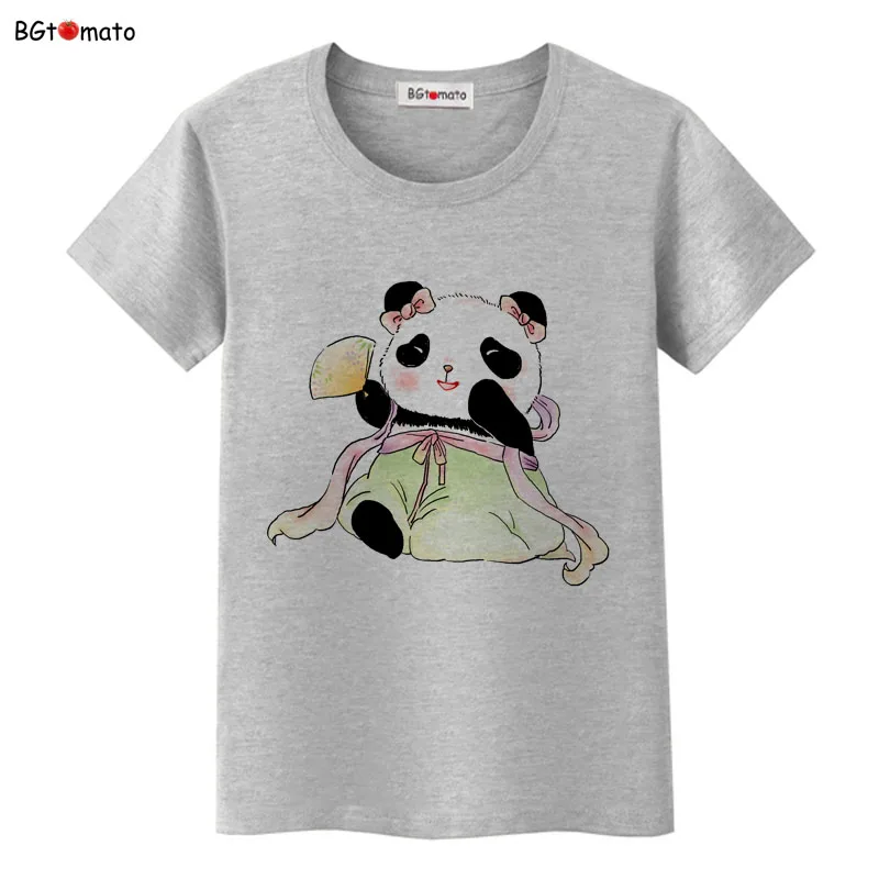 

New Style Casual T-shirt For Women Graphic Animal Panda Printing Tshirt Summer cool tops Tees
