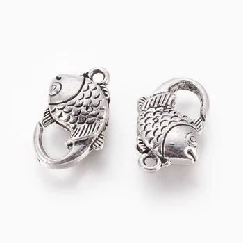 20pcs 20x12mm Alloy Fish Lobster Claw Clasps accessories jewelry making , Lead Free and Cadmium Free, Antique Silver Color F70
20pcs 20x12mm Alloy Fish Lobster Claw Clasps accessories jewelry making , Lead Free and Cadmium Free, Antique Silver Color F70