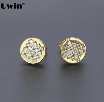 Round Cut Micro Paved Earrings Yellow Gold Filled Women Men Iced Out Stud Earrings Hiphop Bling Men Screwback Stud Earrings
Round Cut Micro Paved Earrings Yellow Gold Filled Women Men Iced Out Stud Earrings Hiphop Bling Men Screwback Stud Earrings