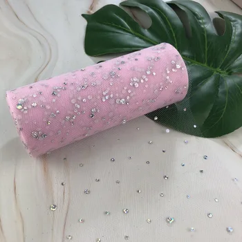 Glitter Sequin Tulle Roll 15cm*22m Tulle Roll Spool Tutu Skirt Wedding Decoration Organza DIY Baby Shower Birthday Party Supplie
Glitter Sequin Tulle Roll 15cm*22m Tulle Roll Spool Tutu Skirt Wedding Decoration Organza DIY Baby Shower Birthday Party Supplie