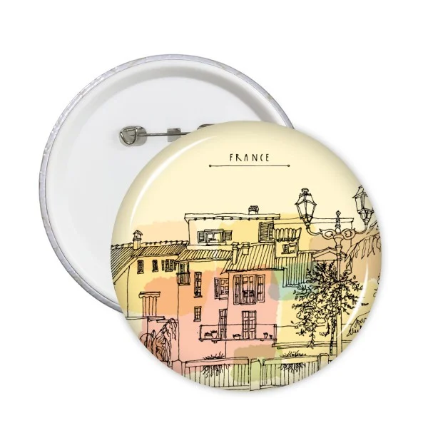 5pcs Colorful City France Mark Landmark National Flag Architecture Custom Landscape Illustration Pattern Round Pin Badge Button
5pcs Colorful City France Mark Landmark National Flag Architecture Custom Landscape Illustration Pattern Round Pin Badge Button