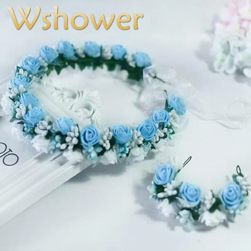 Handmade Woman Artificial Flower Headband Party Wedding Girl Foam Flower Wreath Veil Floral Crown Hair Accessories Drop Shipping
Handmade Woman Artificial Flower Headband Party Wedding Girl Foam Flower Wreath Veil Floral Crown Hair Accessories Drop Shipping
