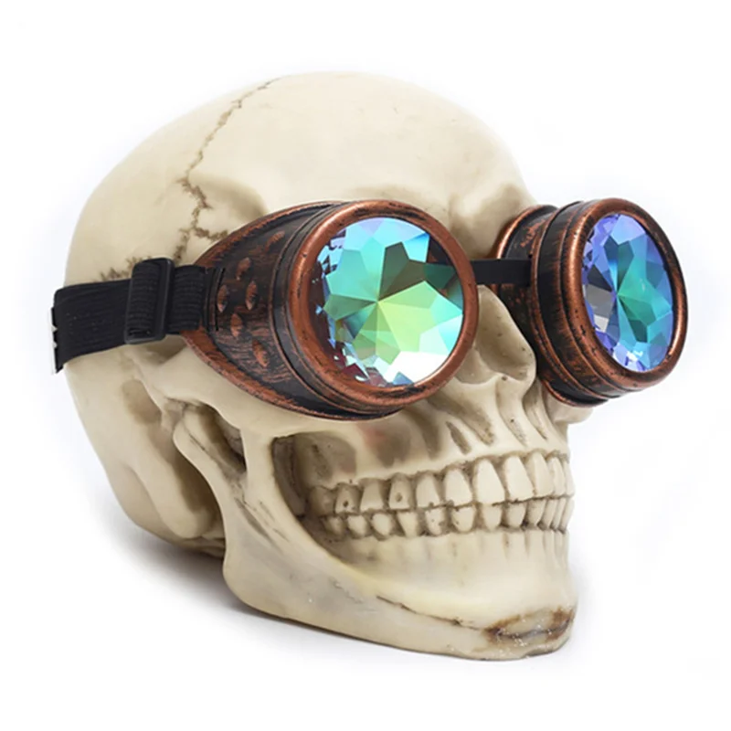 Vintage Steampunk Goggles Gothic Sunglasses Men Women Kaleidoscope Glasses Retro Cosplay Party Welding Cyber Punk Eyeglasses
Vintage Steampunk Goggles Gothic Sunglasses Men Women Kaleidoscope Glasses Retro Cosplay Party Welding Cyber Punk Eyeglasses